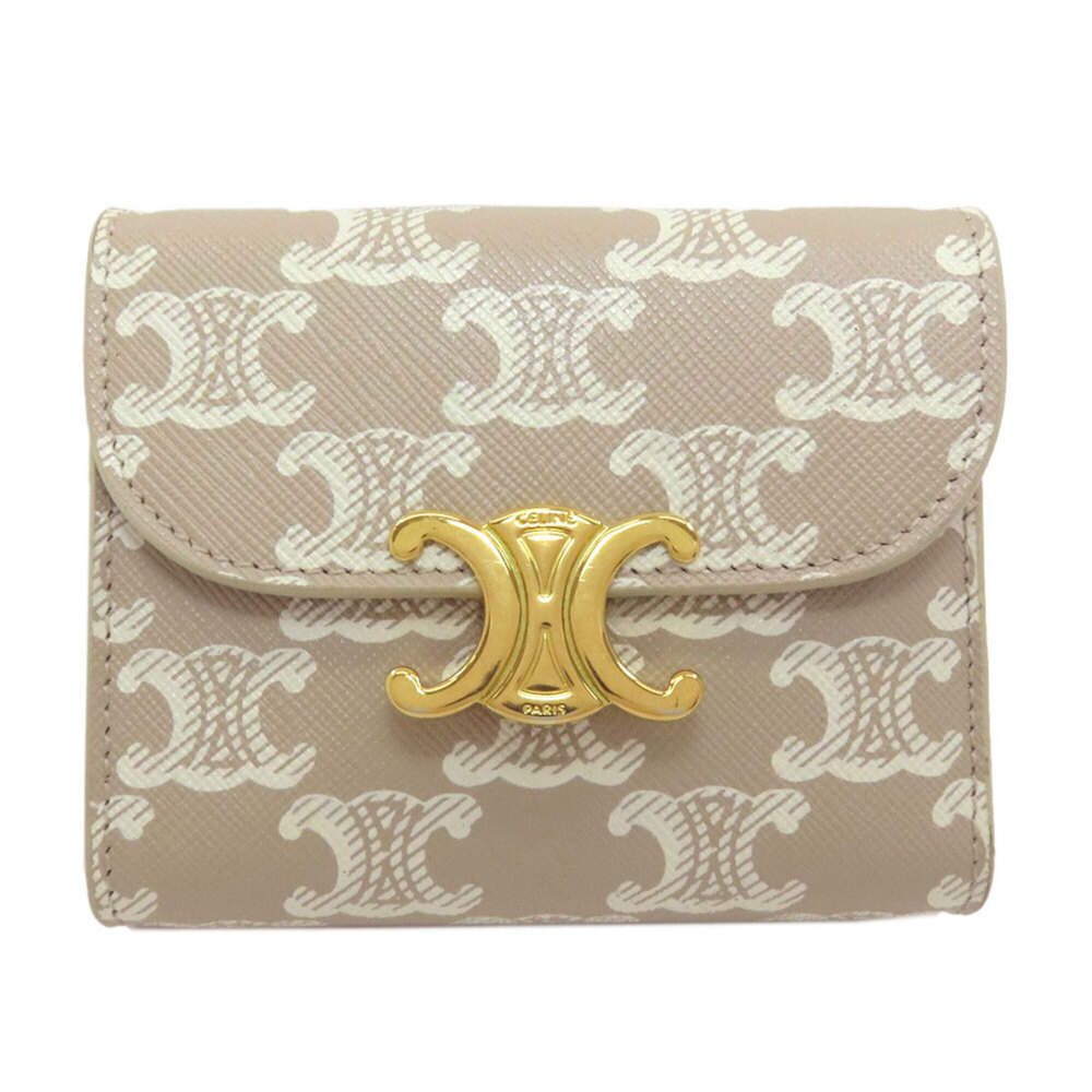 Celine Small Flap Wallet Tri-fold Leather for Women